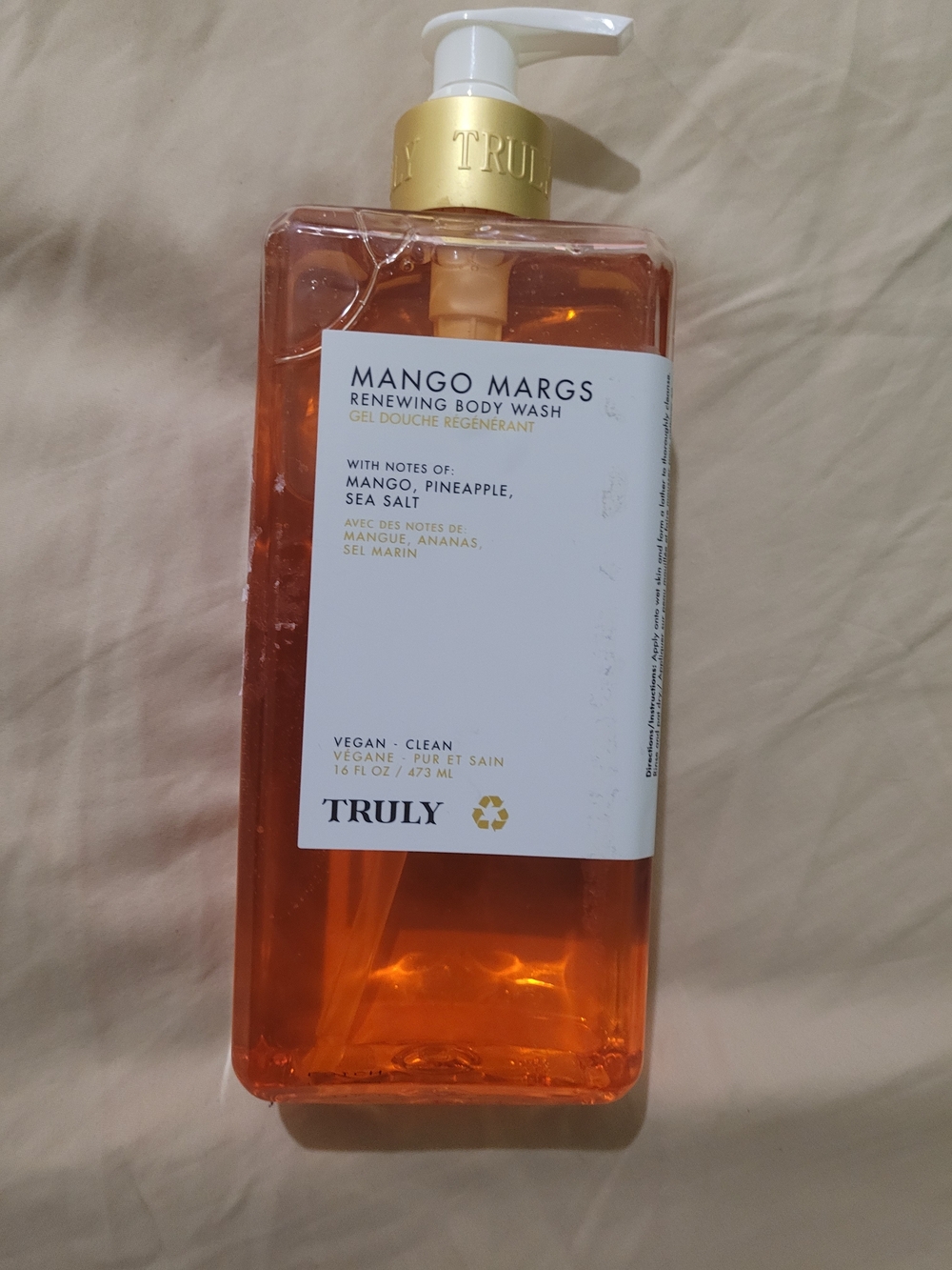 TRULY Mango Margs Renewing Body Wash - 16 Fl Oz